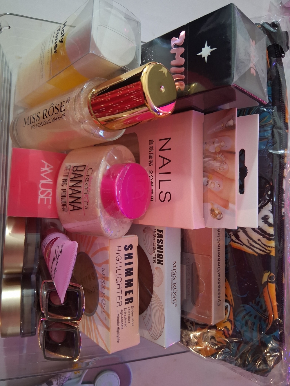 Miss Rose Make Up Basket With Amuse Products Too